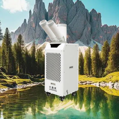 Un buen precio. Portable Air Cooler with 360° Removable Rotating Air Vents Real Air-Conditioning Wind and Large-Capacity Water Tank En línea